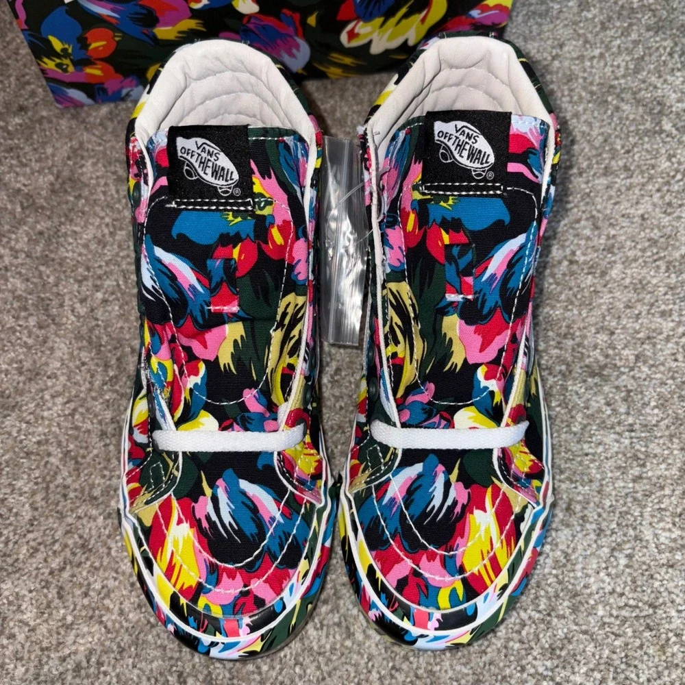 Vans x Kenzo OG Sk8-Hi LX Floral Green/True White Sneakers US Mens‎ 4 Womens 5.5